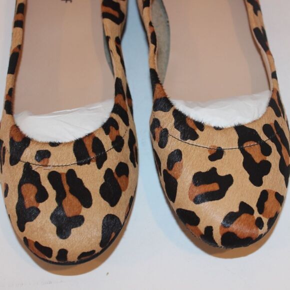 NWT Anthropologie Jon Josef Maya Leopard Comb Loafers Flats size 5 - Picture 4 of 11